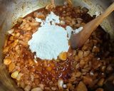 A picture of step 4 of Patatas Bravas.