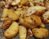 Tepsis karfiolos burgonya #golden2.0 recept fázis 6 fotója
