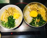 Hình bước làm 6 của món Mì cải gà🥬🐥🐣
