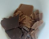A picture of step 3 of Dripping Chocolate Sauce Dessert.