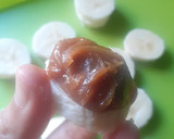 Foto del paso 1 de la receta: Bombones de banana y dulce de leche😃