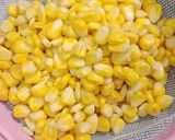 A picture of step 1 of Chatpati Sweet Corn Chaat.