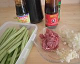 Foto langkah ke 1 dari resep Tumis Buncis Daging Cincang.