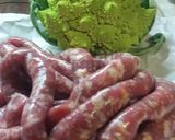 Foto del passaggio 1 della ricetta Pasta con #salsiccia e #cavolo #romano #cookpad #ciacksicucina