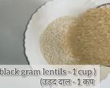A picture of step 1 of Mix Vegetable Uttapam.