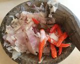 Foto langkah ke 2 dari resep Tempe kukus sambal #diet.