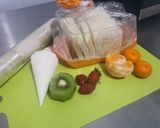 Foto langkah ke 3 dari resep Fruits sando Jepang ala fe.
