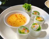 Hình bước làm 3 của món Phở cuốn