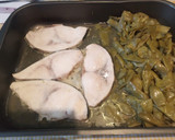 Foto del paso 6 de la receta: Pez Espada con judías verdes planas al horno con salsa de almendras