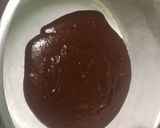 A picture of step 4 of Eggless Chocolate Cake.