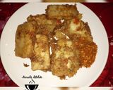 A picture of step 4 of Fried golden yam with egg.