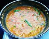 A picture of step 5 of Moong Dal Fry with Fish Head.
