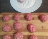 Foto del paso 2 de la receta: Albóndigas de bacon con salsa de verduras