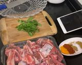 A picture of step 1 of Morrocon Lamb Chops.