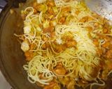 A picture of step 5 of Chicken Spaghetti 😍.