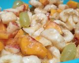 A picture of step 4 of Seasonal fruit chaat.
