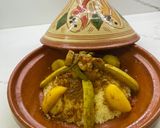 A picture of step 8 of Couscous with Vegetables and Chicken (Modern Method).