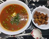 A picture of step 3 of Tomato Carrot Soup.