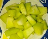 Foto langkah ke 1 dari resep Jus Melon Creamy.