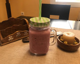 Foto del paso 4 de la receta: Smoothie de fresa, plátano y arándanos
