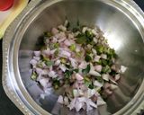 A picture of step 2 of Ponganalu / Bonda.