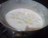 A picture of step 4 of Ras Malai.