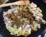 Une image de l'étape 9 de Poulet au citron et poivrons.