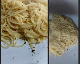 Foto del paso 5 de la receta: Casio & pepe con Spaghetti N3, mi versión!🍝🍝🌯🧀