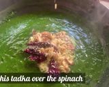 A picture of step 4 of Lasooni Palak Recipe।Dhaba Style Lasooni Palak Recipe.