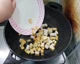 Chinese stir-fry fish cakes dry beancurd with long beans 魚片豆乾炒長豆 recipe step 3 photo