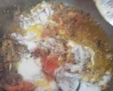 A picture of step 3 of Mutton yaqni pulao.