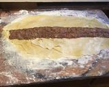 A picture of step 4 of California Farm Puff Pastry Sausages.