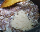 A picture of step 2 of Qeema Palak !.