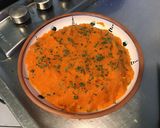 Une image de l'étape 7 de Purée de carottes aux épices, ail et persil.