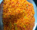 A picture of step 3 of Gajar Katli.