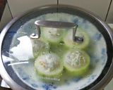大黃瓜鑲蝦仁豆腐的食譜步驟6照片