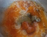 A picture of step 4 of Bhopali Taar Gosht.
