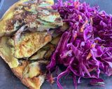 Foto del paso 2 de la receta: Tortilla de zapallo italiano y champiñones