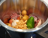 Foto del paso 3 de la receta: Cocido sin grasa con olla express