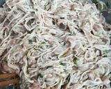Hình bước làm 1 của món Bún chả giò