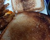 A picture of step 2 of Two Cheese Grilled Sandwiches.