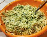Gombás cukkini tagliatelle, sajtos cukkini lepénnyel. Low carb recept fázis 4 fotója