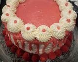 Une image de l'étape 6 de Layer cake aux fruits rouges.