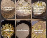 Foto del paso 6 de la receta: Torta proteica al revés de naranja y avena 🍊