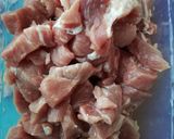 Borsós tokány főtt burgonyával recept fázis 1 fotója