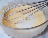 Hình bước làm 2 của món Bánh PHÔ MAI cháy (Basque burnt cheesecake)