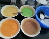 Foto langkah ke 2 dari resep Kueh lapis tepung tapioca dn tepung beras.