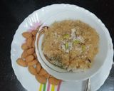 A picture of step 6 of Sooji ka Halwa.