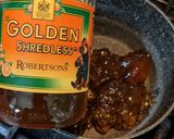 A picture of step 10 of Marmalade dark chocolate brownies - for Father's day.