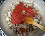 A picture of step 2 of 560. Stuffed Peppers with Beef and Rice (main dish: beef).